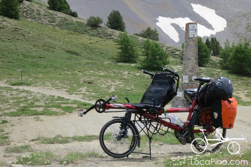 Un tandem Pino au col de l'Izoard