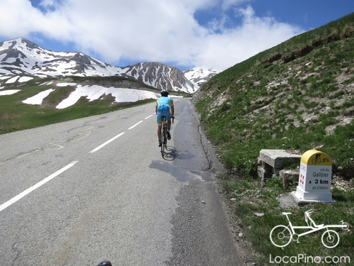 A 3 km du sommet du col du Galibier