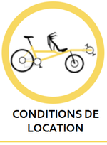 Conditions de location d'un tandem Pino