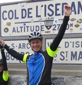 At the top of the col de l'Iseran on a Pino tandem bike by Hase Bikes / HaseBikes